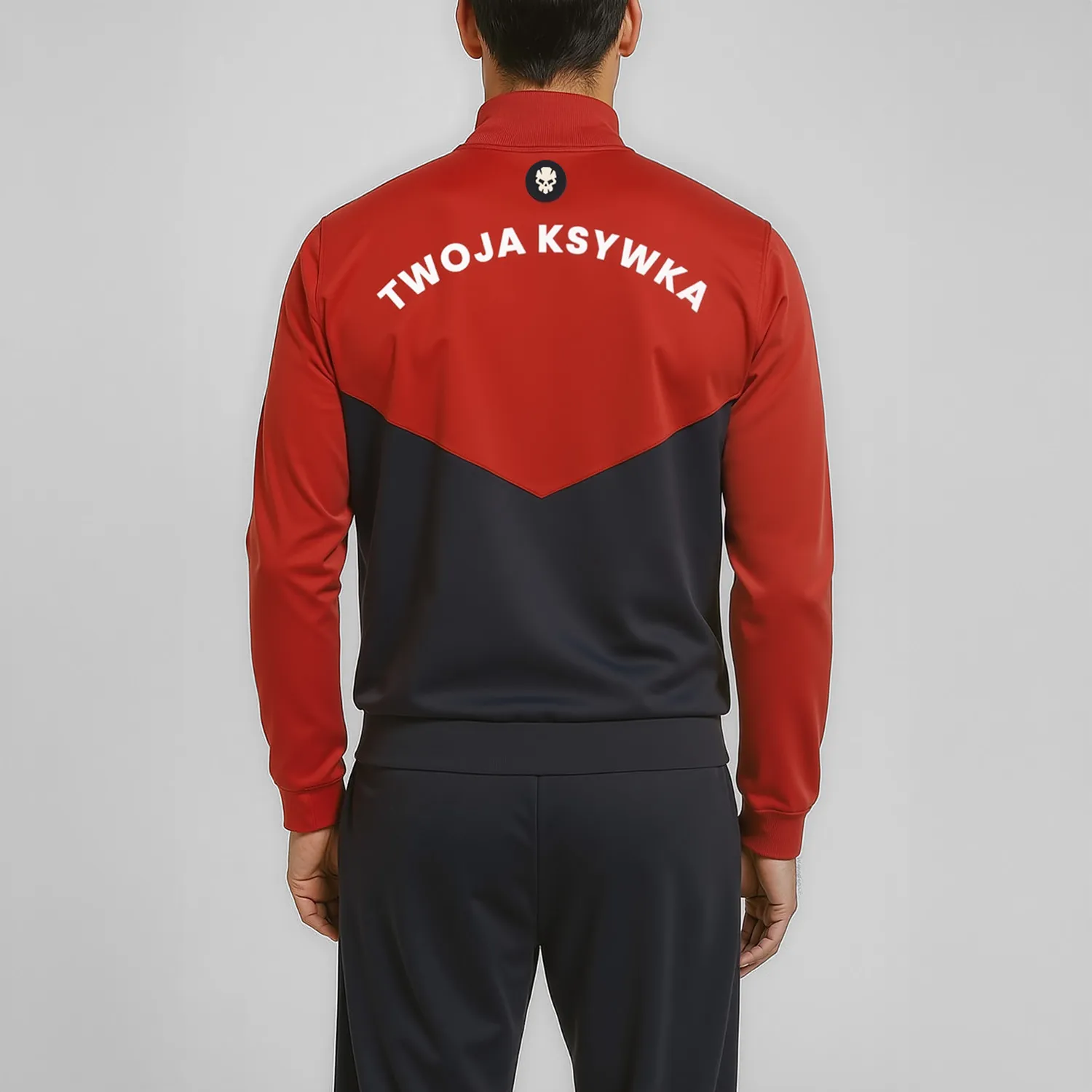 Dresy piłkarskie: bluza + spodnie z nadrukiem